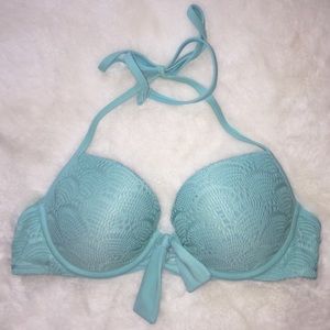 Aerie Push Up Halter Neck Bikini Top